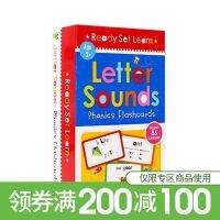 200-100 English original genuine flash cards supporting word card letter sounds phonics flashcards letter word pronunciation preschool enlightenment high-efficiency English high-frequency word card