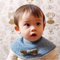 【DT】hot！ New Pattern Fruit Round Baby Bibs Cotton Newborn Burp Cloths Boys 0-3years Bib