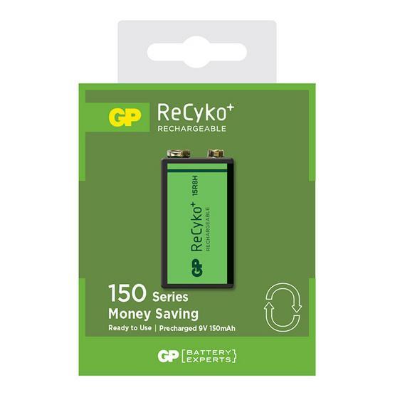 gp-recyko-ถ่านชาร์จ-รุ่น-150-ขนาด-9v-150-mah