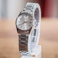 Casio นาฬิกา รุ่น LTP-1183A-7A นาฬิกาข้อมือผู้หญิง สายแสตนเลสสีเงิน หน้าปัดเงิน (สินค้าขายดี) -มั่นใจ ของแท้ 100% ประกันศูนย์ CMG 1 ปีเต็ม