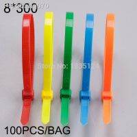 100PCS 12 quot; Inch 8x300mm Width 7.6MM Self-locking Plastic nylon Tie Cable Tie Fastening Ring Strap Nylon Cable Tie Set