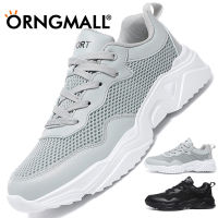 TOP☆ORNGMALL Mesh Shoes for Men Sneakers Sport Running Shoes Comfortable Breathable Athletic High Quality Sneakers Casual Jogging Shoes for Daily Life and Sports Plus Size 38-46