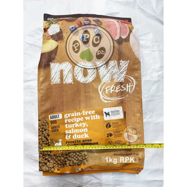 Now Fresh TURKEY SALMON DUCK Adult Dog Food 1kg RPK Lazada PH