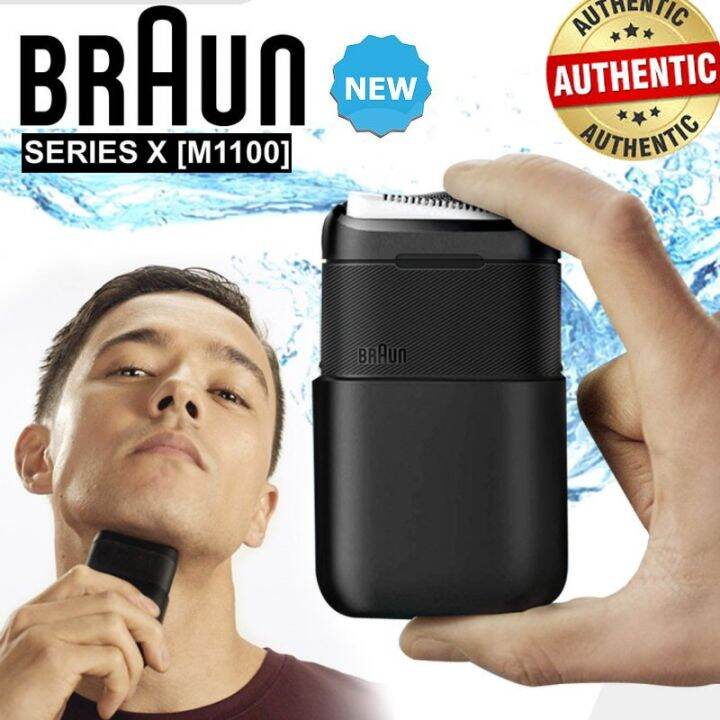Braun Series X M1100 Men's Electric Foil Shaver Wet & Dry Trimmer