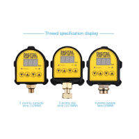 0-10บาร์11215มิลลิเมตร220โวลต์ดิจิตอลปั๊มลมอัตโนมัติน้ำน้ำมันคอมเพรสเซอร์ควบคุมความดันสวิทช์สำหรับปั๊มน้ำเปิดปิด