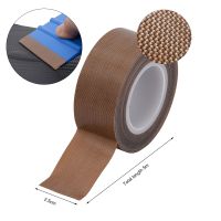 ﹊♟✘ EHDIS 5M Vinyl Squeegee PTFE Slip Tape Wrapping Tools Edge Felt Scraper Protector Waterproof Sticker Remover Window Tints Tool