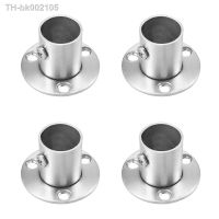 ✷✑☬ uxcell 4pcs Wardrobe Pipe Bracket 19mm 22mm 26mm 32mm Wall Mount Floor Antique Rod Flange Socket Flange Piece Rail End Holder