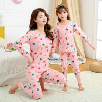 Mother Kids Clothes Matching Family Outfits Winter Cotton Pajama Sets For Boys Girls Sleepwear Long Sleeve Family Look Homewear