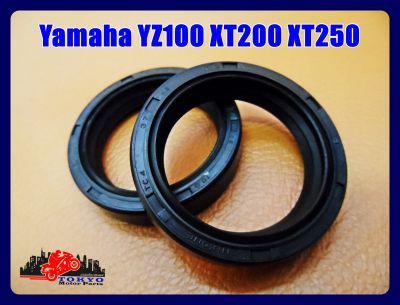 YAMAHA YZ100 XT200 XT250 SEAL SHOCK SET (37-48-10.5) (1 PAIR) // ซีลโช๊ค 37-48-10.5 YAMAHA YZ100 XT200 XT250 (1 คู่) สินค้าคุณภาพดี