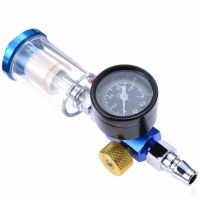 High Quality Spray Gun Air Regulator Gauge In-line Water Trap Filter Tool JP/EU/US Adapter Pneumatic Spray Gun Accessories