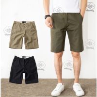 COD SDFERTREWWE seluar pendek lelaki 2023 New Style Mens Casual Shorts Trendy Pure Cotton Summer short pants Straight cut Solid Color All-Match Slim-Fit cargo shorts Five-Point Pants S-4XL Korean style use belt shorts