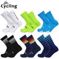 New sports cycling socks professional compression mountain bike socks comfortable racing socks calcetines ciclismo hombre  Pedometers