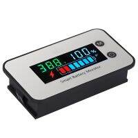 IPX7 Waterproof Battery Monitor 7-100V Battery Capacity Tester Meter with Buzzer Alarm Temperature