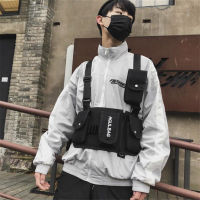 2021Tactical Chest Bag Men Black Gray Purple Brown Vest Bags Punk Hip Hop Waist Packs Brust Tasche Women Techwear Backpack Mochila