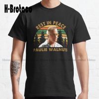 Rest In Peace Paulie Walnuts Classic T-Shirt Custom Gift Funny Art Streetwear Cartoon Tee Xs-5Xl Unisex Digital Printing Retro