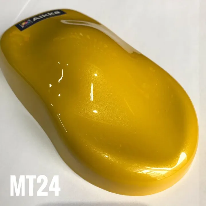 AIKKA MT24 SUNBURST YELLOW SUPREME METALLIC 2K PAINT Lazada
