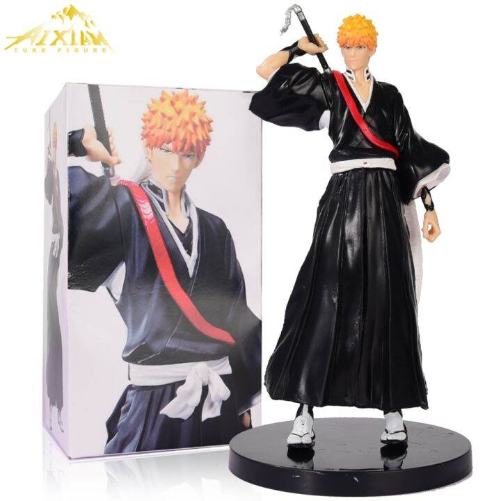 ของเล่นชุดคอสเพลย์-kurosaki-ichigo-pvc-ตุ๊กตาขยับแขนขาได้อนิเมะ-bleach-gk-ขนาด16ซม-รูปแกะสลักตุ๊กตาโมเดลสำหรับสะสม