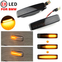 Flasher แบบไดนามิกไฟกระพริบ LED ไฟเลี้ยวด้านข้าง Marker ลำดับโคมไฟสำหรับ BMW 5 Series E39 1995-2003 M5