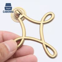 Cabinet Knobs Golden Kitchen Cupboard Handles Chinese Knot Drawer Handles Dresser Pulls Wardrobe Door Handle Furniture Hardware