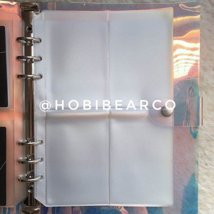 Kpop Photocard A5 Binder 4 Pocket Sleeves 6 holes Lazada PH