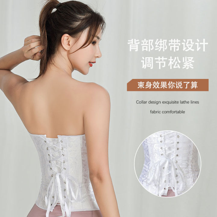 wiping-breasts-without-shoulder-straps-to-lose-weight-slimming-clothes