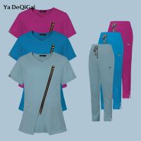 Nursing Uniforms Dental Clinic Suit Female Scrubs Workwear Hospital Doctor Breathable Clothing Heathy Beauty Salon Fashion Suits