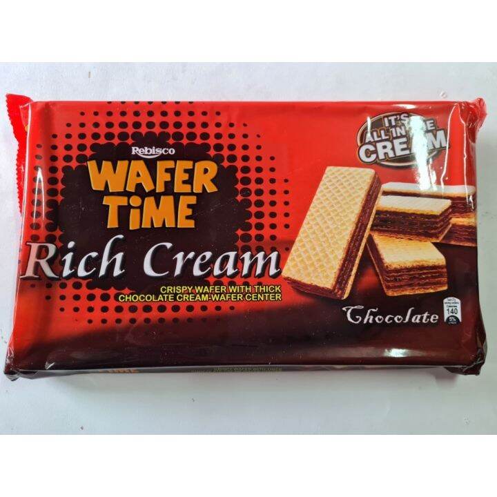 Rebisco Wafer Time Rich Cream 10pcs x 27g | Lazada PH