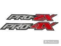 สติ๊กเกอร์ PRO4X PRO2X PRO-4X PRO-2X NISSAN NAVARA 4X4 OFF ROAD นิสสัน นาวารา 3M ไวนิล แดง แก้ม ท้าย OFFROAD