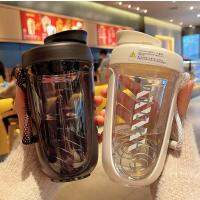 590ml ฟิตเนสกีฬาขวดน้ำ Leakproof Shaker ถ้วยดื่มขวดสำหรับกิจกรรมกลางแจ้ง