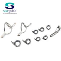 SeaGuide 2.2g LS Ring Stainless Steel 10pcs Set Micro Cast Guide Rod Building Component Repair Fishing Pole DIY Accessory Accessories