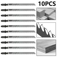 (Allen Materials) 10ชิ้น T301CD จิ๊กซอว์ใบมีดชุด T ก้านอย่างรวดเร็วลงตัดท็อปครัวตัดไม้ DIY อุปกรณ์เครื่องมือไฟฟ้า HCS จิ๊กซอว์ใบมีด