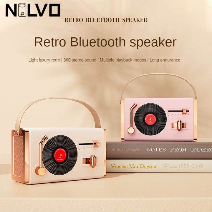 new-retro-bluetooth-v5-3-speaker-with-noise-canceling-microphone-outdoor-portable-speaker-mini-vinyl-music-player-tf-card-aux