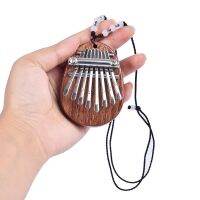 เครื่องดนตรีแบบพกพาขนาดเล็ก8ปุ่มเปียโน Kalimba Thumb พิณสวมง่ายต่อการเรียนรู้ดนตรีของขวัญสำหรับผู้เริ่มต้นเด็ก