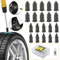 {7ho car tools} 20x ยางสูญญากาศซ่อมเล็บรถยนต์รถบรรทุกรถจักรยานยนต์สกูตเตอร์จักรยานยางเจาะยางแบบไม่มียางเล็บชุดอุปกรณ์เสริมในรถยนต์ฉุกเฉิน