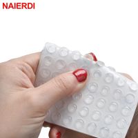 NAIERDI 40/50/80PCS Self-adhesive Cabinet Bumpers Silicone Rubber Pads Cabinet Catches Durable Cushion Prevent Noisy Hardware