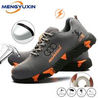 MENGYUXIN Insulation anti-static safety shoes labor protection shoes anti-piercing mens outdoor breathable hiking shoes