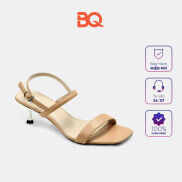 Giày sandal cao gót nữ quai mảnh đế nhọn 5p Gi BQ075