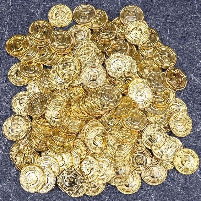 cc-replica-50pcs-plastic-pirate-coin-kids-birthday-decoration-fake-coins-game-hunt-supplies