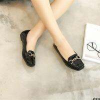 รองเท้าหนังและรองเท้า Net True Lady Granny Soft Bottom Womens Shoes Peas Soft Leather Single Shoes รองเท้าโลฟเฟอร์สำหรับฤดูใบไม้ร่วงและฤดูร้อนรองเท้าสีแดงสำหรับทำงานพื้นแบน