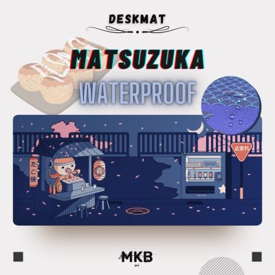 [READY STOCK] Matsuzuka Deskmat (900mm x 400mm x 4mm) - WATERPROOF Mouse Pad/Mousepad
