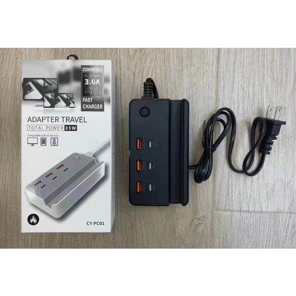 adapter-travel-cy-pc01-hub-type-c-3-port-usb-3-port