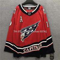 ✳ g40349011chao 037A เสื้อกีฬาแขนยาว ปักลาย Nhl Hockey Jersey Hockey สไตล์ฮิปฮอป แฟชั่นเรโทร