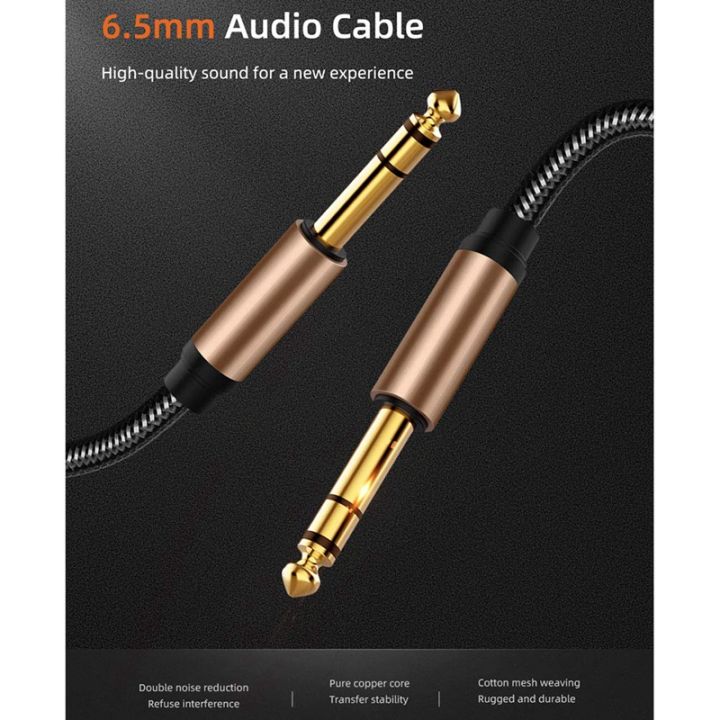 6-5mm-jack-audio-cable-braided-for-guitar-mixer-amplifier-1-8m-jack-cord-male-to-male-aux-cable