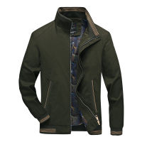 Men 2021 Spring Autumn New Bomber Jackets Fashion Casual Stand Jacket Coat Men Clothing Slim Tactics Military Jacket Men Outwear