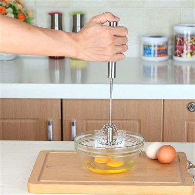 Semi-automatic whisk 304 stainless steel whisk manual manual mixer rotation whisk kitchen accessories Stir Beat Egg Beater brand new and high quality