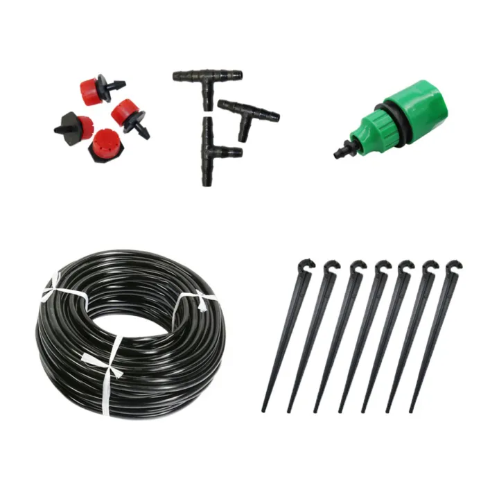 5m/10m/20m Hose watering kit Garden Automatic Pouring Drip Irrigation