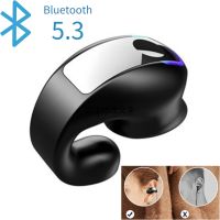 TWS Bluetooth 5.3 Earphones Ear Clip on Headphones Wireless Earbud HiFi Stereo IPX4 Waterproof Game Sports Headset for Xiaomi