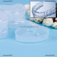 sunkepo6392 1PC ทันตกรรมจัดฟัน Retainer denture กล่องเก็บของกรณีปลอมฟันภาชนะ