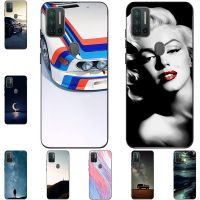 △♣ I am alone Phone Case For Ulefone Note 10 11P 2021 Premier Bags Fashion Luxury Color Cartoon Printed Paint Mobile