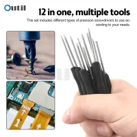 【CW】 12pcs lot function Screwdriver for mobile phones watches Disassembly Screw Batch Driver